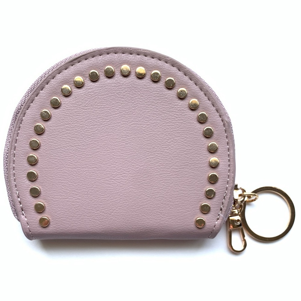 Coin Purse Card Holder Mauve